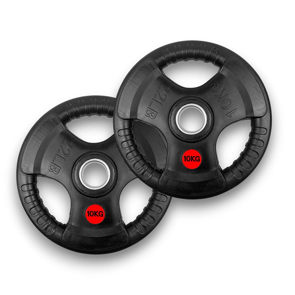 KRAKEN Tri-Grip Halterschijven 10 KG 50 mm | Set van 2