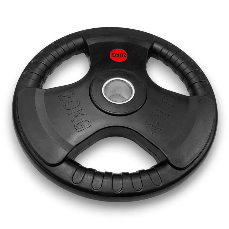 Tri Grip Weight Plate 20 KG schuinvoor