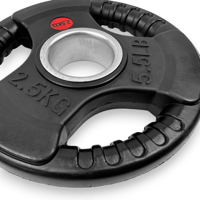 Tri Grip Weight Plate 2,5 KG close up