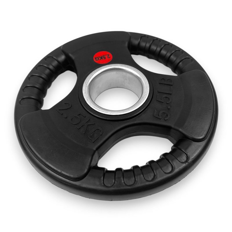 Tri Grip Weight Plate 2,5 KG schuinvoor