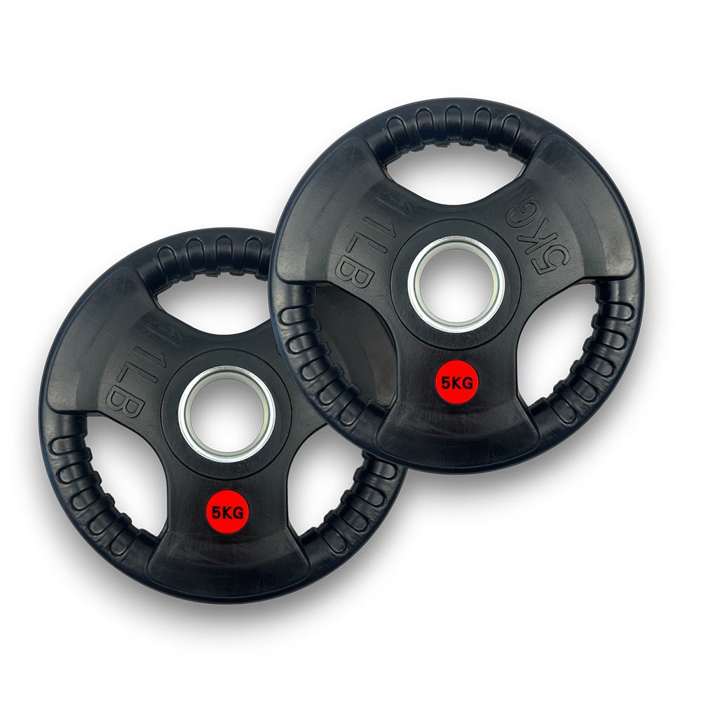 KRAKEN Tri-Grip Halterschijven 5 KG 50 mm | Set van 2