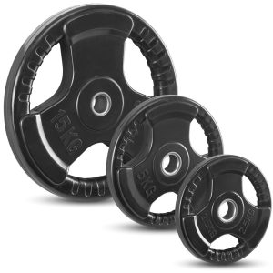 tri-grip halterschijven variaties