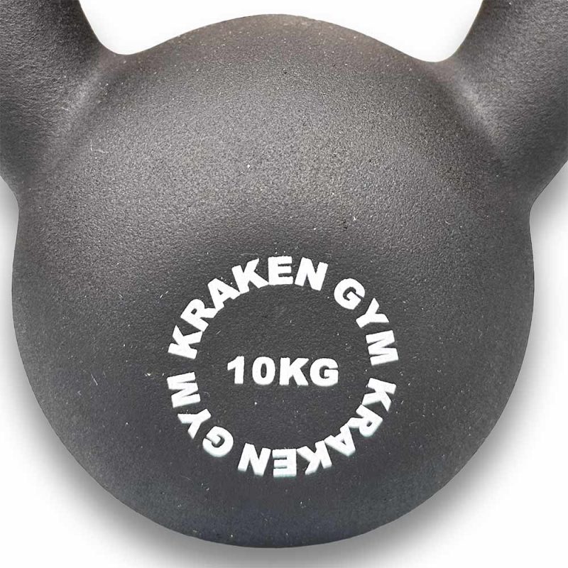 Kettlebell 10KG close up logo