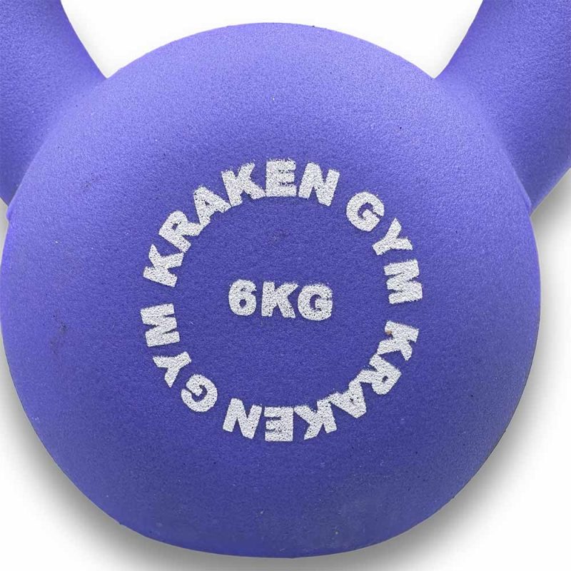 Kettlebell 6KG close up logo