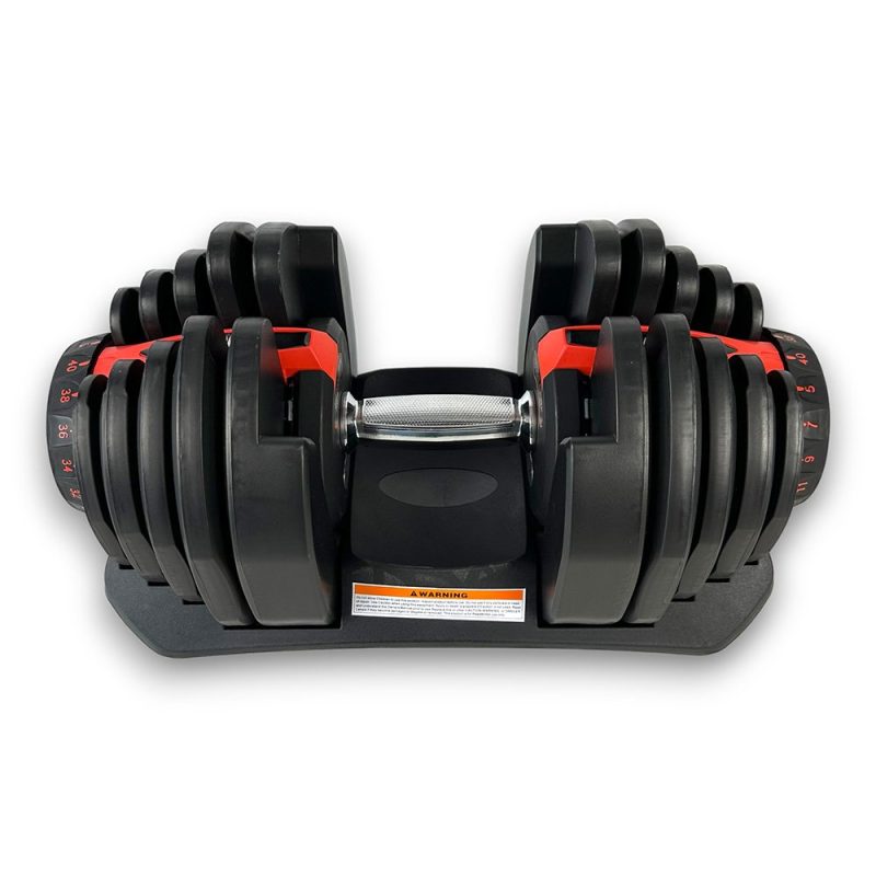 KRAKEN verstelbare dumbbell 40 KG zijaanzicht