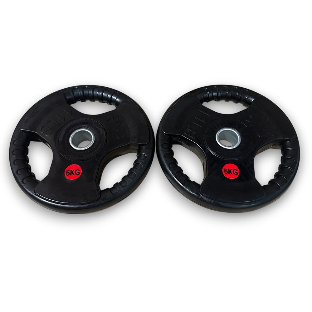 KRAKEN Tri-Grip Halterschijven 5 KG 30 mm | Set van 2