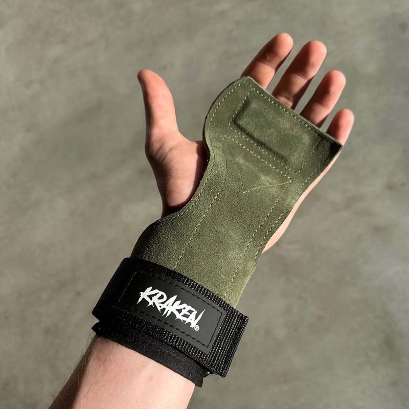 KRAKEN Premium Leather Grips Hand